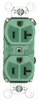 Duplex/Single Receptacle - 5362-GN - Thomas & Betts Corporation