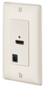 Datacommunication Face Plate with Jack - ISFH110OW - Hubbell Incorporated