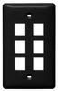 Datacommunication Face Plate -- NSP106BK - Image