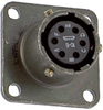 Circular Connector, Receptacle, Size 10, 6 Position, Box; Military Specification Amphenol Industrial - 85C4066 - Newark, An Avnet Company