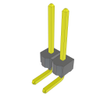 Headers, Male Pins - TSW-102-25-F-S-ND - DigiKey