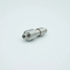SMA Coaxial Feedthrough, 50 Ohm Matched Impedance, 1 Pin, Grounded Shield, Double-Ended, 0.495″ Dia SS Weld Adapter - A0645-1-W - MPF Products, INC.