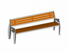 Salto-therm Bench, Pagwood, Fixed - Erlau