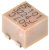 Trimmer, Cermet, Sealed, 11-Turn, 4mm Square, SMD, 0.25 W, 100 Ohm, 10% - 70154159 - Allied Electronics, Inc.