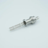 Power Feedthrough, 2000 Volts, 10 Amps, 6 Pins, 0.056″ Alumel Conductors, 1.18″ QF / KF Flange - A0425-8-QF - MPF Products, INC.