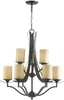 6096-9-86 Mid. Chandeliers-Glass Up - 663419 - Capital Lighting, Inc.