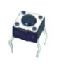 ADTSM Series Mechanical Contact Style Square Stem Switches with Cap -- ADTSM66NVTR - Image