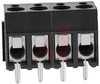 PCB, Terminal Block; 22 to 14 AWG; 4; Front; 15 A; 300 V; Tubular Screw - 70077261 - Allied Electronics, Inc.