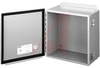 ENCLOSURE;NEMA 12;HINGED COVER;SCREW CLAMP;J BOX;8.00X8.004.00;STEEL;GRAY - 70066825 - Allied Electronics, Inc.