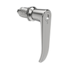 Quarter-Turn Cam Latch, 8 mm Hex Tool Access, L-Handle, Without Cam, Sealed, Zinc Alloy, Chrome Plated, Bright - E5-9A-1012-UU1 - Southco