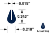 60 Durometer Neoprene Profile Channels -- X21008 - Image