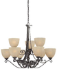 190050722 Mid. Chandeliers-Glass Up - 399129 - Capital Lighting, Inc.