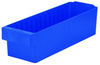 Akro-Mils Akrodrawer 25 lb Blue Polystyrene Shelf Storage Bin - 17 5/8 in Length - 5 9/16 in Width - 4 5/8 in Height - 1 Compartments - 31168 BLUE - 31168 BLUE - R. S. Hughes Company, Inc.