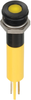 Led Panel Mount Indicator, Yellow, 8 Mm, 24 Vdc, 20 Ma, 6 Mcd, Ip67 Rohs Compliant Apem - 58Y5095 - Newark, An Avnet Company