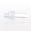 Threaded Connector, Barbed, Natural - 11707 - Qosina Corp.