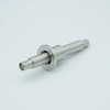 SHV Coaxial Feedthrough, 1 Pin, Grounded Shield, Double-Ended, 1.18″ QF / KF Flange - A0479-3-QF - MPF Products, INC.