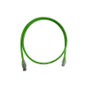 CAT 6 unshielded patch cord, LSZH Stranded, T568A and T568B compatible, Green, 10 Meter -- C654105010M - Image