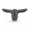 Clamp Handle; Threaded Hole; T-Shape; Steel -- MAT-THP101 - Image