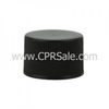 Cap, 20/410, Ribbed Screw Cap, Black with F217 Liner -- CPR0820410 - XSRK - Image