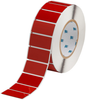Brady B-593 Red Polyester Thermal Transfer Die-Cut Thermal Transfer Printer Label Roll - 2 in Width - 1 in Height - THTEP-173-593-.5RD - 662820-64424 - R. S. Hughes Company, Inc.