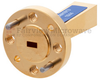 Standard Gain Horn Waveguide Antenna, WR-12, 60 GHz to 90 GHz, UG-387/U-Mod Round Cover Flange, 10 dBi Nominal Gain - FMWAN1013 - Fairview Microwave Inc.