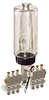 (Formerly B3192-4X03), Multiple Feed Electro Lubricator, 1 qt Polycarbonate Reservoir, 6 Feeds, 120V/60Hz -- B3192-032061206B111GW