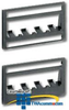 Panduit® Mini-Com Ultimate ID Patch Panel Faceplates.. -- UICPP2L4BL