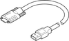 Connecting cable - NEBC-U7G10-KS-5-N-S-U5G9 - Festo Corporation