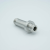 Type-N Coaxial Feedthrough, 1 Pin, Grounded Shield, Double-Ended, 0.995″ Dia SS Weld Adapter - A0659-1-W - MPF Products, INC.