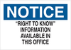 Chemical & Hazardous Materials Sign - 22365 - Brady Corporation