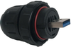 Sealed Usb, 3.0 Type A, Plug, Ip67/ip68; Usb Connector Type Switchcraft/conxall - 24AC4110 - Newark, An Avnet Company