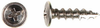 Modified Truss Screws, Phillips Deep Thread Type-17 Point -- BWXP08034S2N - Image