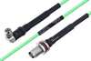 Temperature Conditioned SMA Male Right Angle to TNC Female Bulkhead Low Loss Cable 12 Inch Length Using PE-P160LL Coax - PE3M0199-12 - Pasternack
