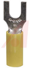 Fork Crimp Terminal; Crimp Connector; 12 to 10 AWG; 600 V; Copper; Vinyl; Fork - 70091893 - Allied Electronics, Inc.
