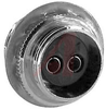 connector,circular microphone,female panel receptacle,phenolic dielect,2 contact - 70144709 - Allied Electronics, Inc.