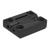 Articulating Constant Torque Hinge, Free-Swinging, Aluminum Alloy, Black -- AH-2E-2000A2-50 - Image