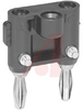 Banana Plug, Double With Solder Turret Terminals - 70197066 - Allied Electronics, Inc.