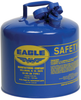 Eagle Blue Galvanized Steel 5 gal Safety Can - 13 1/2 in Height - 12 1/2 in Overall Diameter - 048441-22156 -- 048441-22156 - Image
