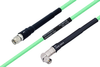 Temperature Conditioned SMA Male to SMA Male Right Angle Low Loss Cable 48 Inch Length Using PE-P142LL Coax - PE3M0128-48 - Pasternack