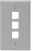 QuickPort Wallplates - 41080-3GP - Leviton Manufacturing