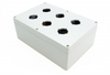 Electrical - Operator Interface - Pushbutton Enclosures - 1554PB6A - Hammond Manufacturing Company Inc.