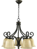 6478-5-95 Mid. Chandeliers-Glass Down - 473157 - Capital Lighting, Inc.