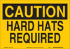 Brady B-586 Paper Rectangle Yellow Personal Protection Equipment (PPE) Sign - 14 in Width x 10 in Height - TEXT: CAUTION - 116046 - 754473-18689 - R. S. Hughes Company, Inc.