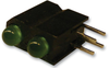 Led, Pcb, 3Mm, Bi, Green-Green; Led Color Dialight -- 74M7447