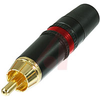 Phono Plug; Plug; Brass (Housing); Brass; 4 to 9 mm; Red; IEC Approved - 70088410 - Allied Electronics, Inc.