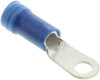 Terminal, Ring Tongue, 1/4In, Crimp Blue; Stud Size - Metric Amp - Te Connectivity - 52F4951 - Newark, An Avnet Company