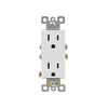 15 Amp Decorative Outlet, Side Wire & Push Wire, Residential Grade - 2003A - Suzhou Ele Mfg Co., Ltd.