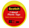 3M Scotch 190YL Yellow Colored Plastic Tape - 3/4 in Width x 125 in Length - 00011 - 021200-00011 - R. S. Hughes Company, Inc.