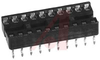 Socket, DIP;Dual Leaf;20 Pos.;0.100In.cen.;Thru Hole;0.310In.;Ber. Copper;Tin;0. - 70084225 - Allied Electronics, Inc.