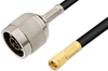 SMA Male to N Male Cable 24 Inch Length Using PE-C240 Coax - PE38645-24 - Pasternack